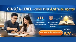Gia Sư A-Level Là Giải Pháp Học Tập Cá Nhân Hóa Giúp Học Sinh Theo Chương Trình Quốc Tế Nắm Vững Kiến Thức